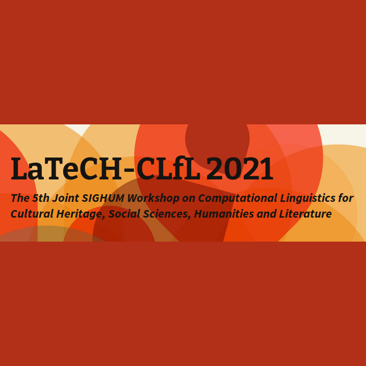 Logo of the LaTeCH-CLfL 2021 workshop
