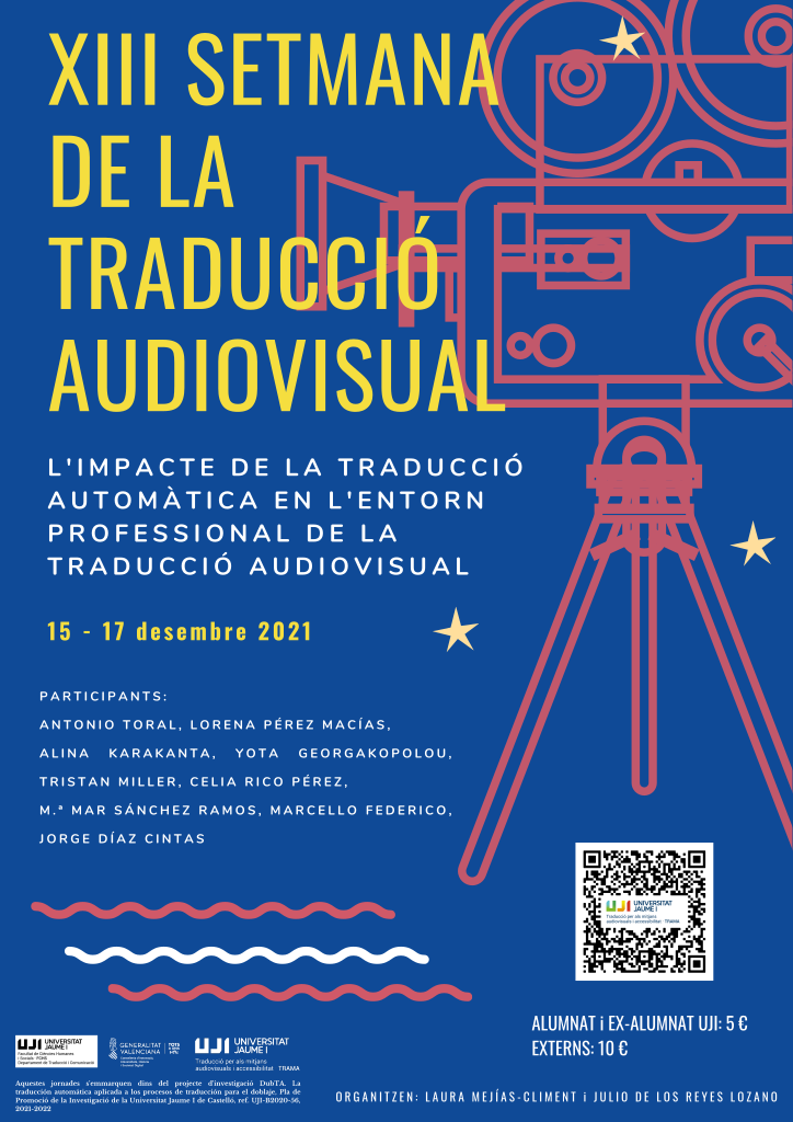 Poster for the 13th Audiovisual Translation Week