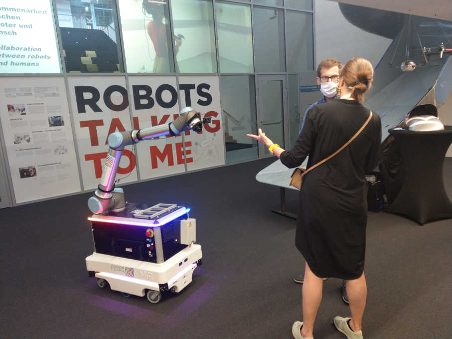 Human-CoBot Interaction at the Ars Electronica Festival 2020 in Linz