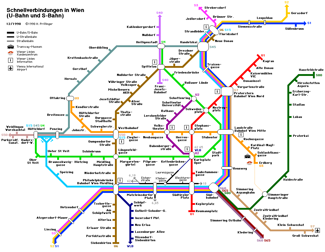 Карта метро австрии